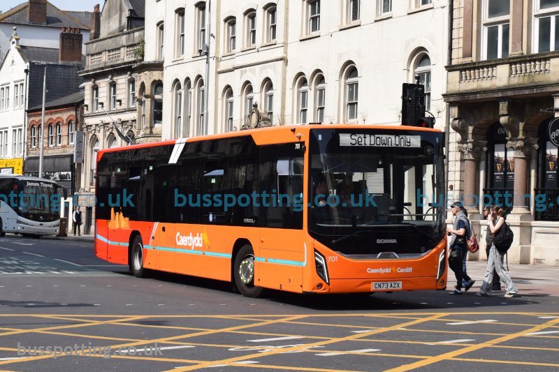 Cardiff Bus 701